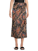 Stella Printed Sarong Skirt