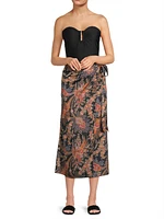 Stella Printed Sarong Skirt