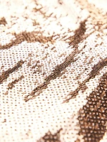Jun Sequined Halter Gown