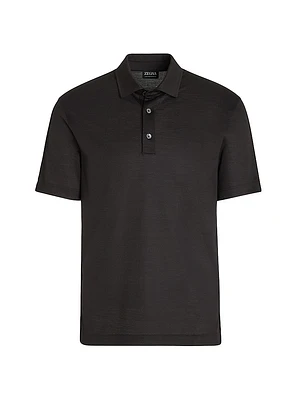 High Performance Wool Piquet Polo Shirt