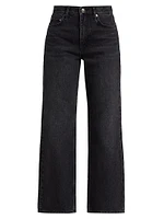 Shea High-Rise Straight-Leg Cropped Jeans