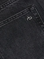 Shea High-Rise Straight-Leg Cropped Jeans
