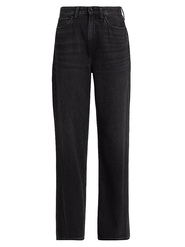 Logan Mid-Rise Wide-Leg Jeans