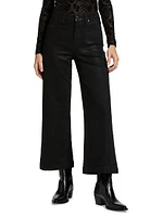 Anessa High-Rise Wide-Leg Ankle Jeans