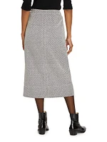 Lennon Soft Twill Midi-Skirt