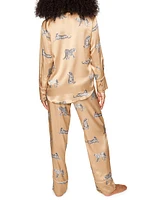 Mulberry Silk Panthère Pajama Set