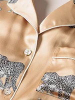Mulberry Silk Panthère Pajama Set