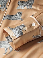 Mulberry Silk Panthère Pajama Set
