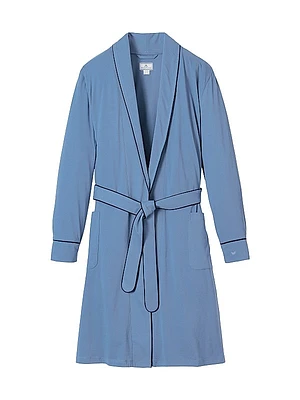 Pima Cotton Tie-Waist Robe