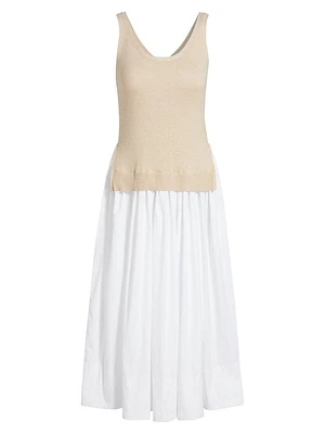 Corey Layered Midi-Dress