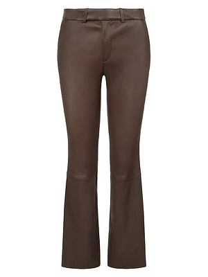 Hanover Leather Slim-Cut Pants