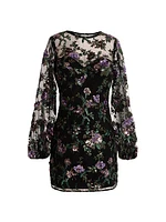 Mila Floral Organza Minidress