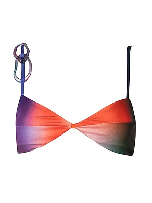 Islote Caro Embellished Ombré Bikini Top