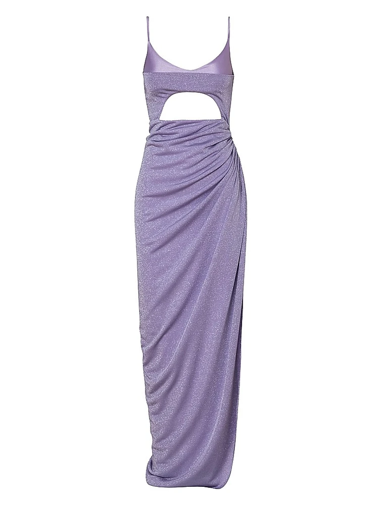 Islote Mino Ruched Cut-Out Maxi Dress
