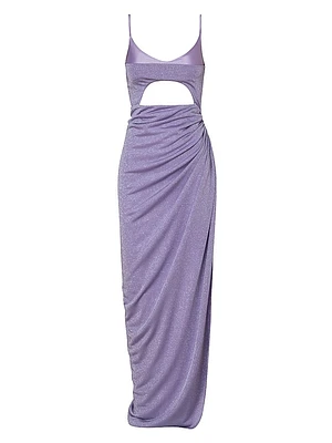 Islote Mino Ruched Cut-Out Maxi Dress