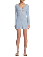 Angie Knit Linen-Blend Tunic