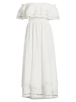 Wyatt Off-The-Shoulder Midi-Dress