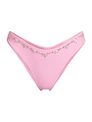 Aaliyah Embellished Bikini Bottom