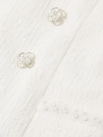 Bouclé Jacquard Strapless Minidress