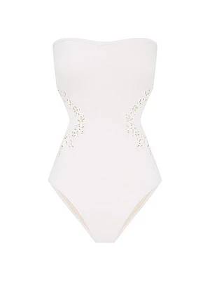 Memoir Embroidered One-Piece Swimsuit
