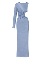 Islote Oli Ruched Cut-Out Maxi Dress