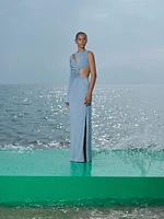 Islote Oli Ruched Cut-Out Maxi Dress