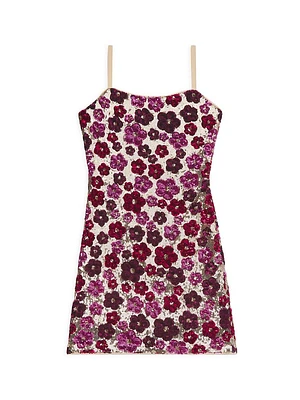 Girl's Roxanne Sequined Slipdress