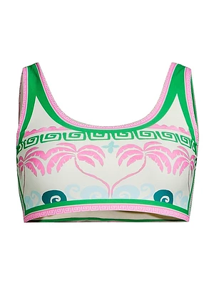 Francis Palm Tree Tankini Top