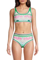 Francis Palm Tree Tankini Top