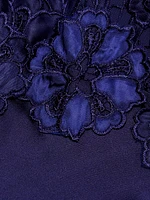 Luella Floral Lace Appliqué Gown