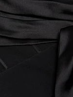 Angely Crepe Strapless Gown