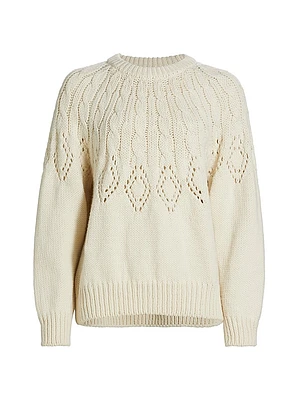 Montie Merino Wool Crewneck Sweater