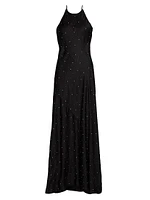 Sybil Embellished Sleeveless Maxi Dress