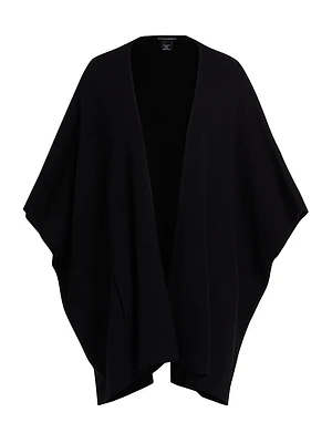 Cashmere Double-Knit Cape