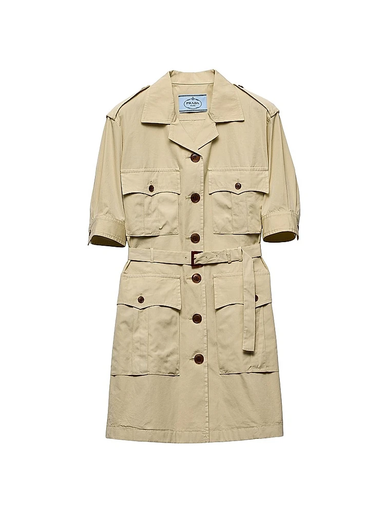 Poplin Mini-Dress