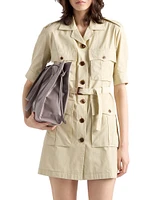 Poplin Mini-Dress