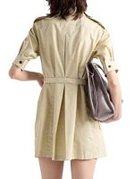 Poplin Mini-Dress