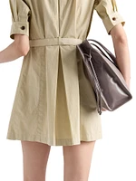 Poplin Mini-Dress
