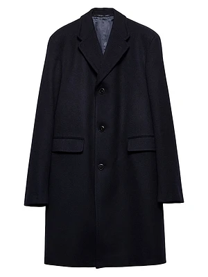 Single Breasted Wool Coat