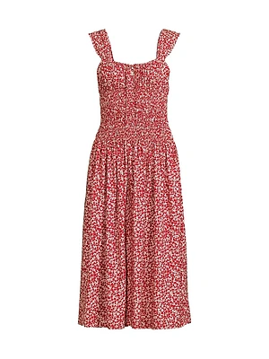 Yerres Peony Smocked Dress