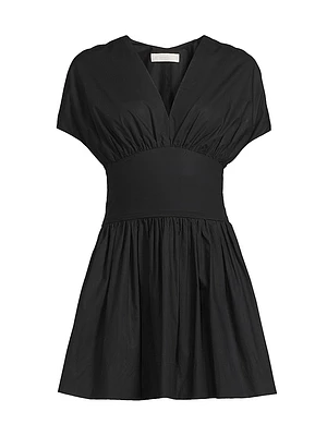 Auve Cotton Cover-Up Minidress