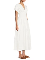 Auve Cotton Midi-Dress