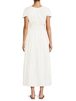 Auve Cotton Midi-Dress