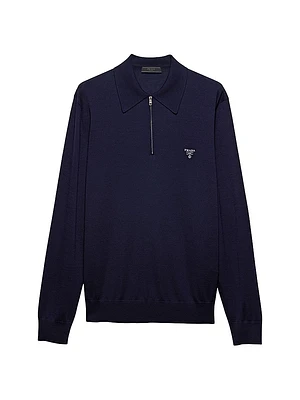 Superfine Wool Polo Shirt