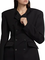 RHW Double-Breasted Blazer Minidress
