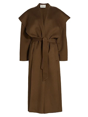 Ondine Stretch Wool Coat