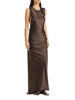 Anwen Silk Sleeveless Maxi Dress