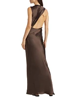 Anwen Silk Sleeveless Maxi Dress