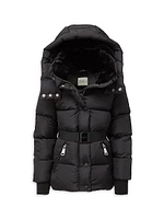 Little Girl's & Romy Faux Fur-Trimmed Puffer Jacket