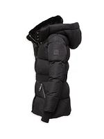 Little Girl's & Romy Faux Fur-Trimmed Puffer Jacket